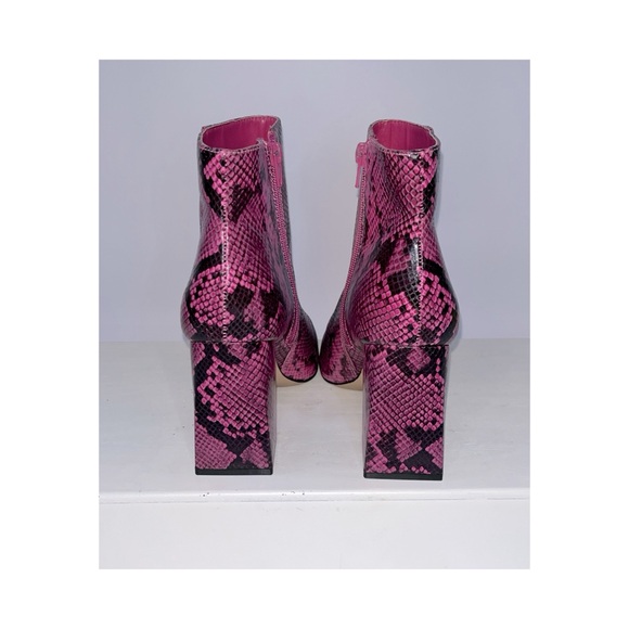 BCBG Briel Snake Print Ankle Boots (Size: 9) - Picture 6 of 9
